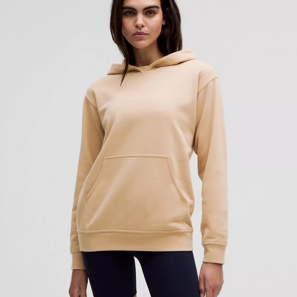 Lululemon All Yours Hoodie *Terry - Beech Wood - Size 2 NWT 100% cotton